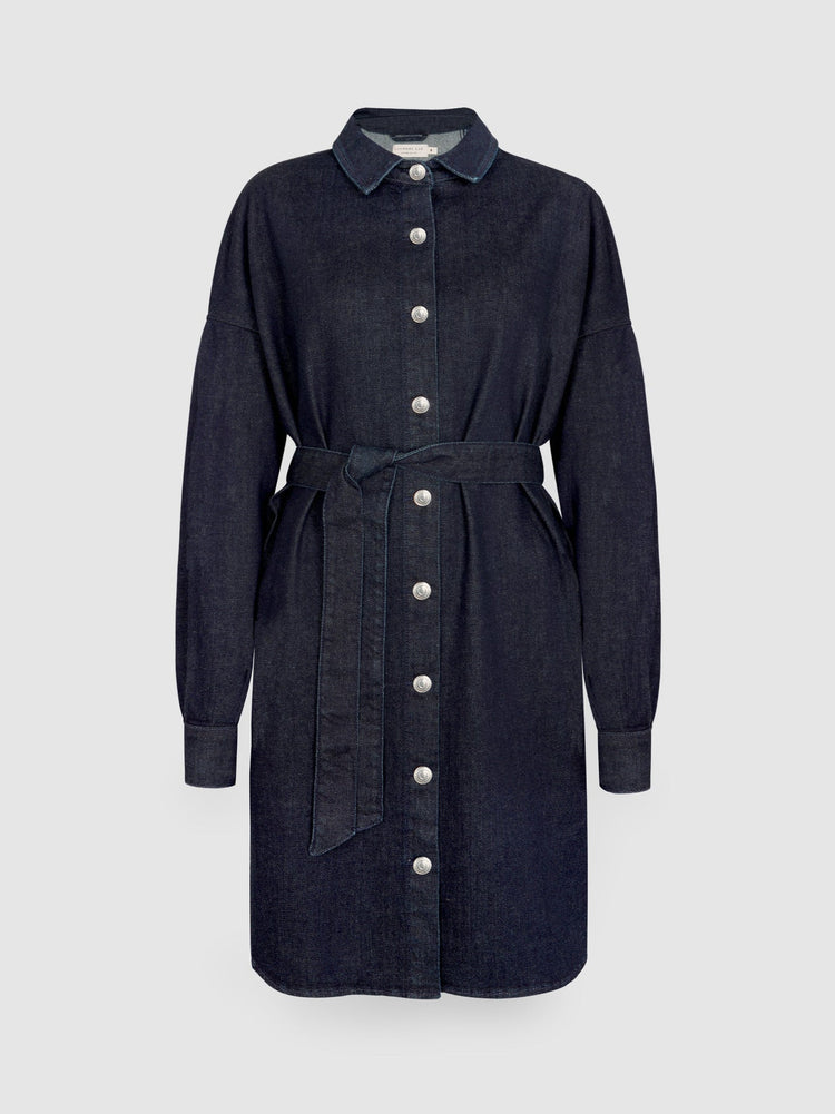 Laundry Lab Allie Shirt Dress navy denim