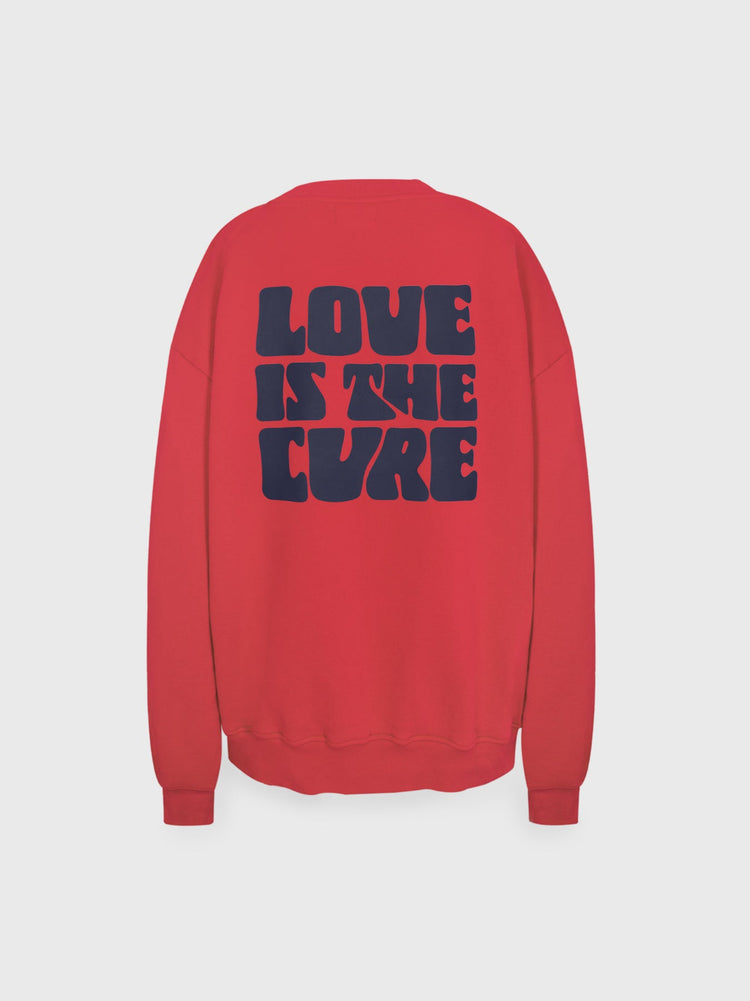 Laundry Lab Love Sweater red