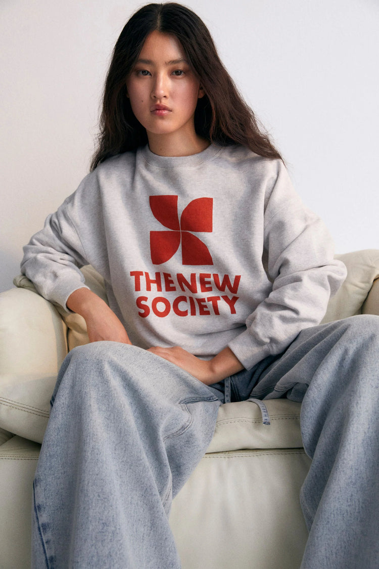 The New Society Mykonos Sweatshirt chili