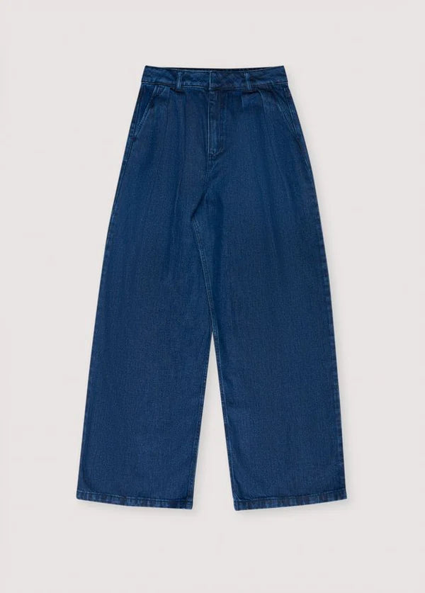 The New Society Gothenburg Pants midnight blue denim