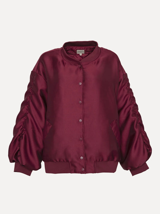 Les Soeurs Reese Bomber bordeaux